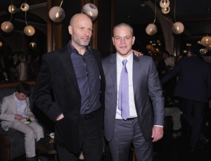 Benjamin Mee & Matt Damon (Photo by Michael Loccisano/Getty Images)